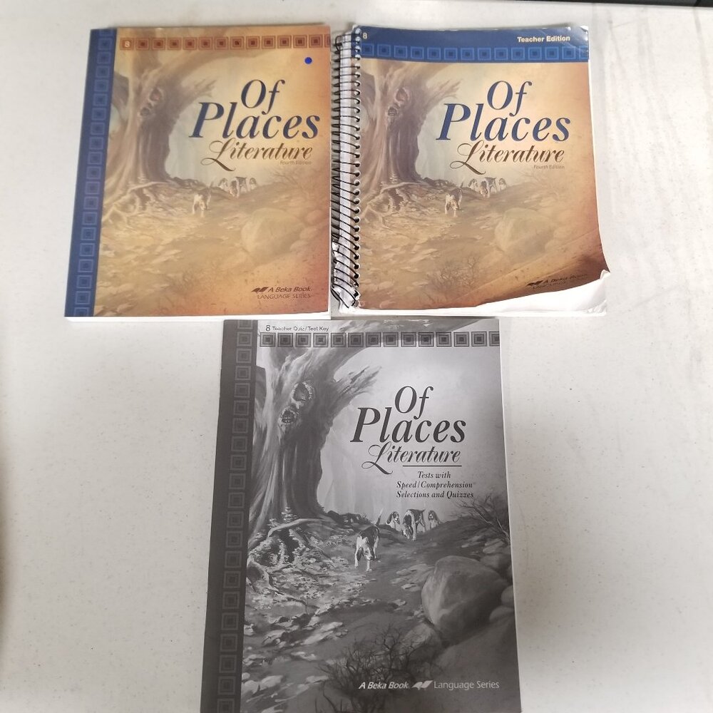 Abeka - Of Places Literature set - Grade 8